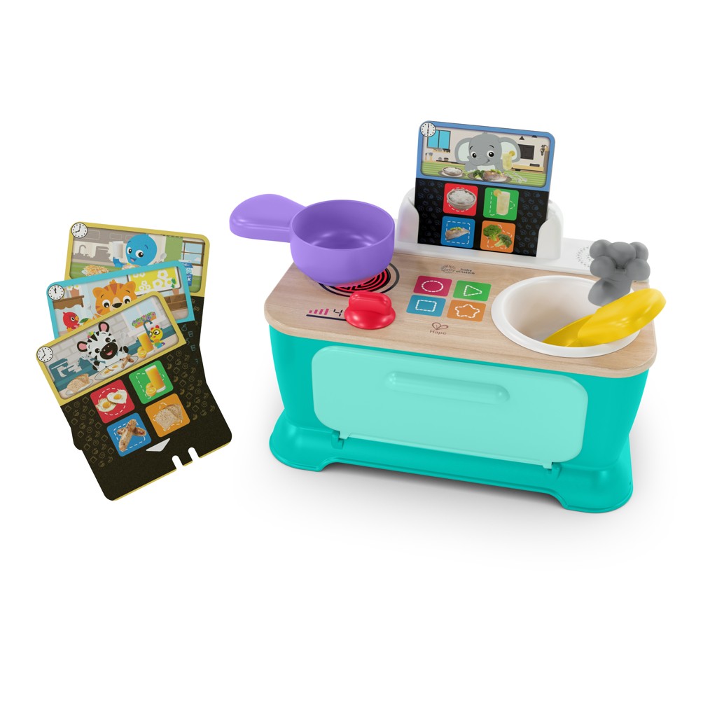 Baby Einstein Magic Touch Kitchen Pretend to Cook Fa zenélő játék konyha 9hó+