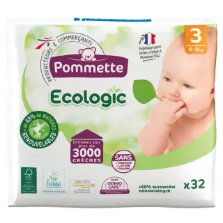 Pommette Ecologic öko pelenka 3 midi (4-9kg) HAVI ADAG 5x32db