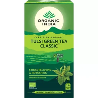 Organic India Tulsi Green bio zöld tea, 25 filter