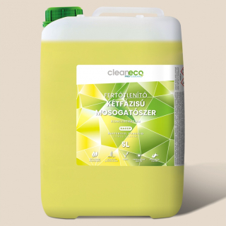 Cleaneco Fertőtlenítő kétfázisú mosogatószer XXL, 5liter