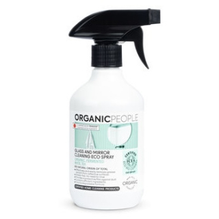 Organic People Öko Ablak- és tükörtisztító spray bio fermentált fehér teával 500ml