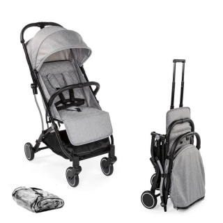 Chicco TROLLEY ME sport babakocsi automata záródással, Light Grey