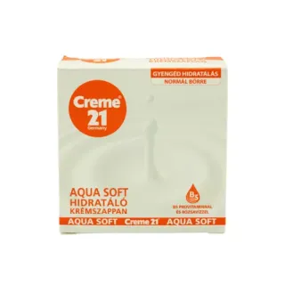 Creme 21 Aqua Soft hidratáló krémszappan normál bőrre 125g