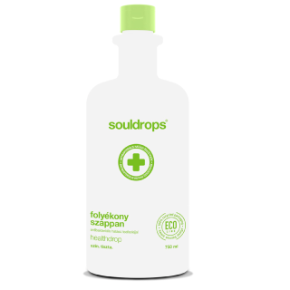 Souldrops Healthdrop Folyékony Szappan, antibakteriális hatású teafaolajjal, 750ml