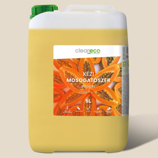 Cleaneco BUDGET Kézi Mosogatószer koncentrátum, citrus illattal XXL, 5liter