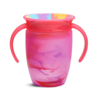 Munchkin Miracle Cup Tropical 360 fokos itatópohár 6hó, 207ml, pink